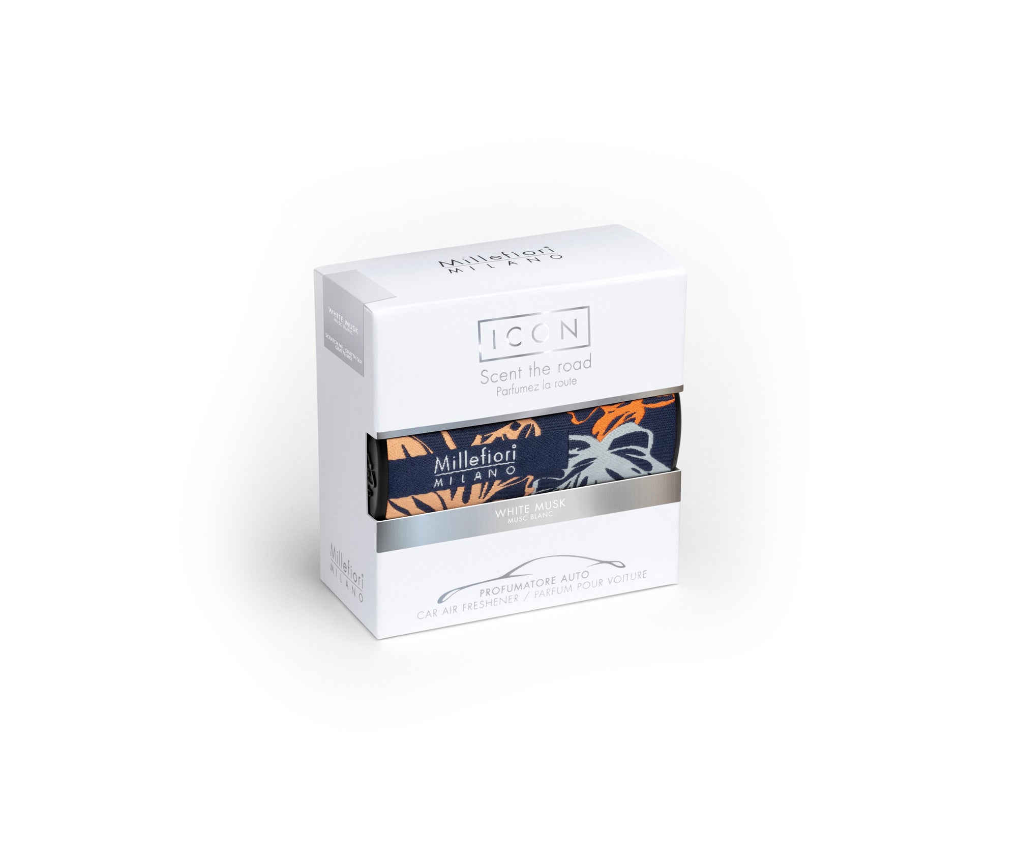Profumatore Per Auto Icon Textile Floral White Musk