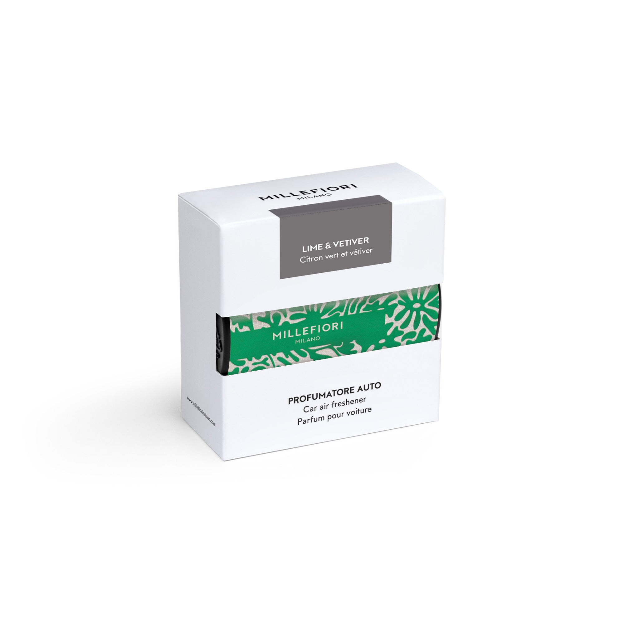Profumatore Per Auto Icon Textile Lime & Vetiver