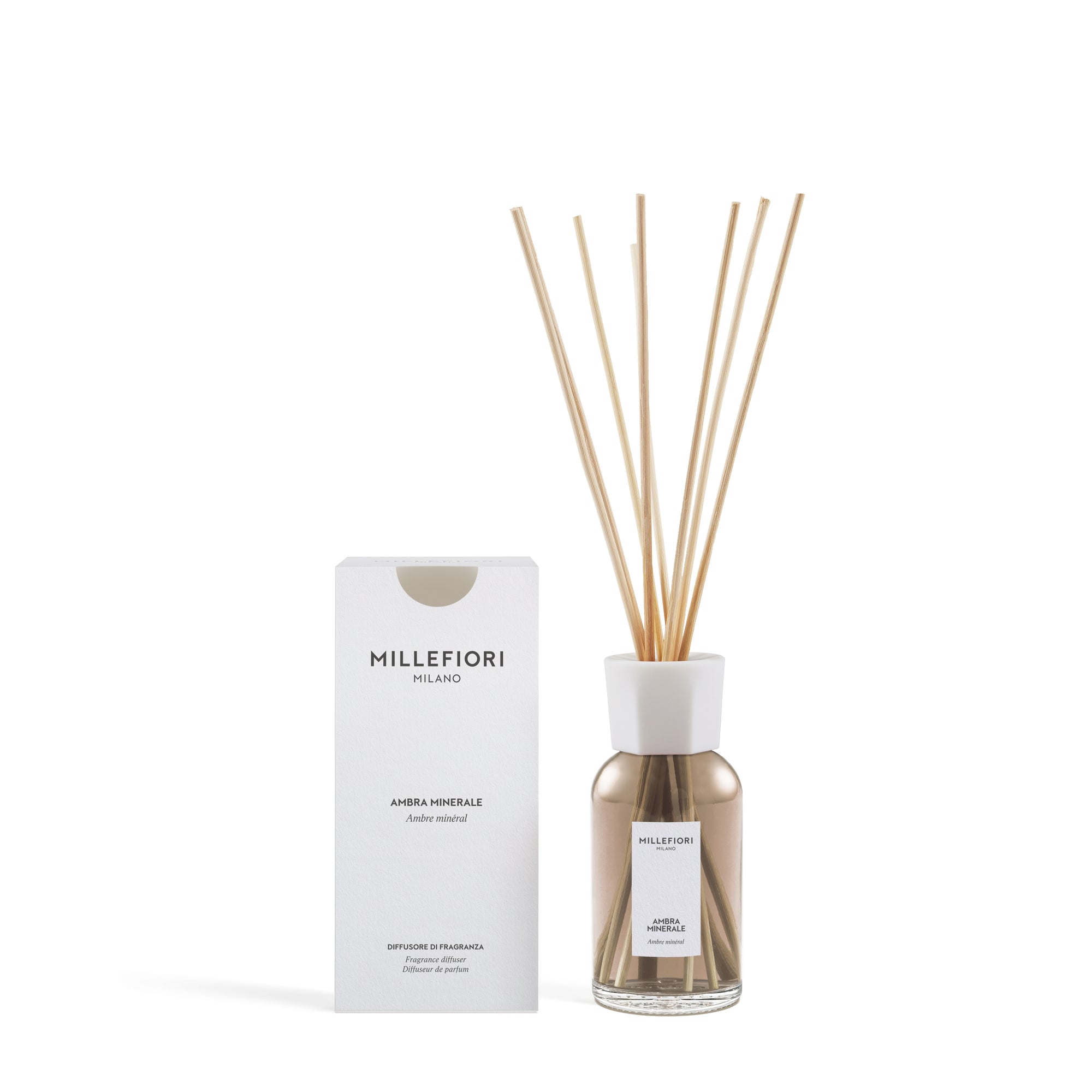 Milano Reed Diffuser Ambra Minerale