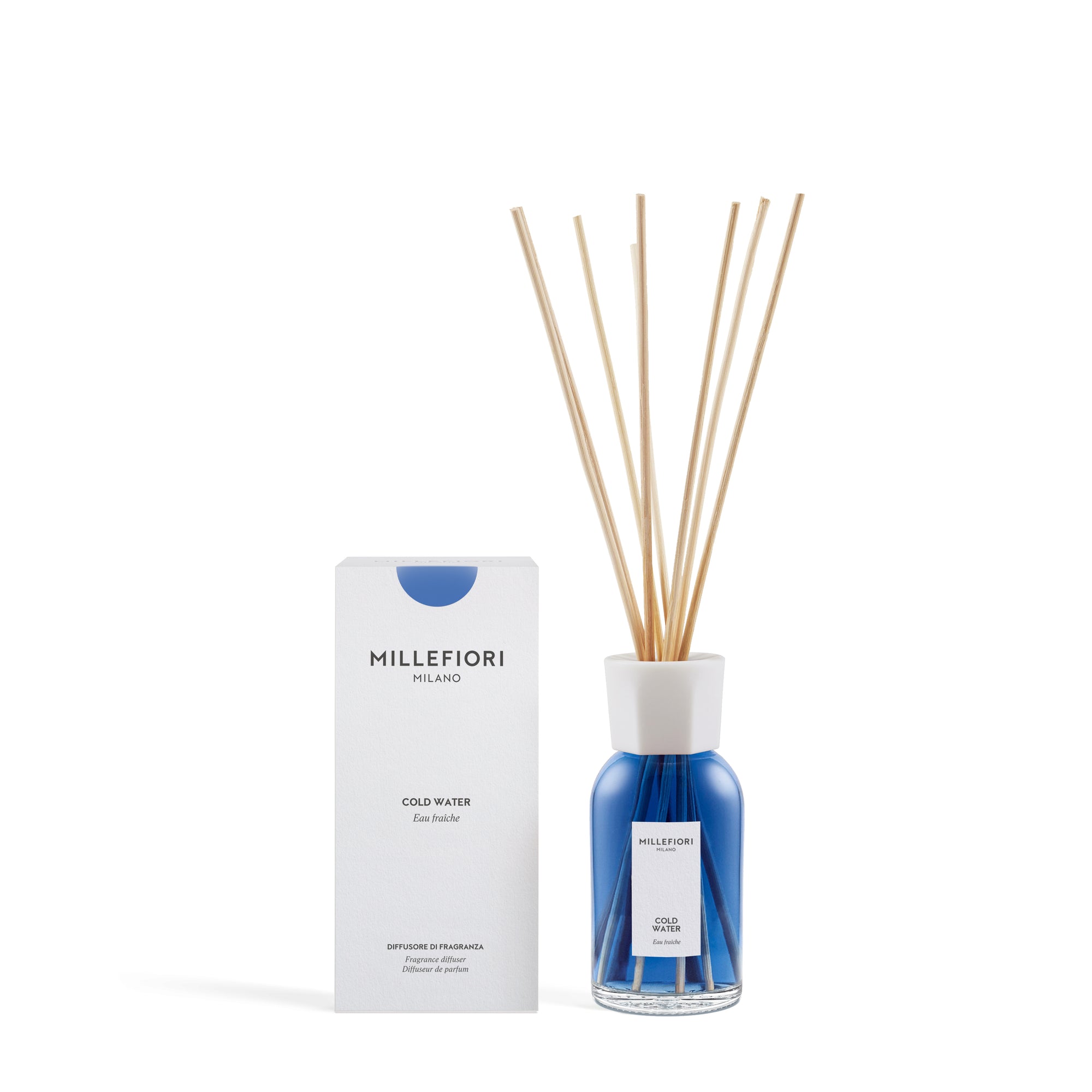 Milano Diffuseur de parfum à bâtonnets Eau Fraîche