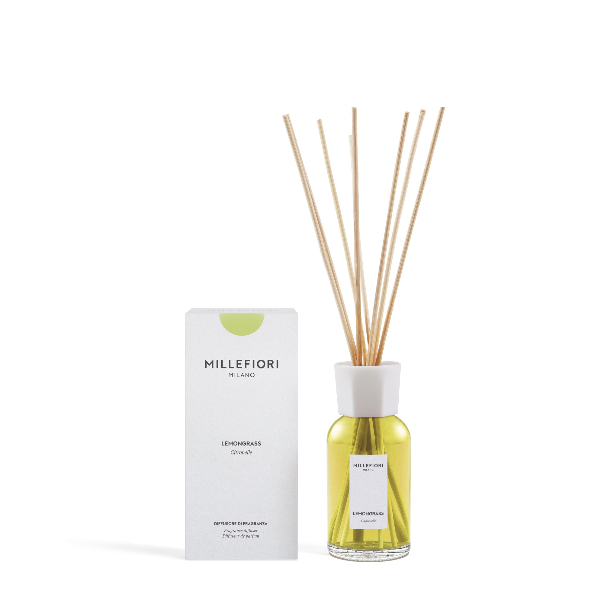 Milano Diffuseur de parfum à bâtonnets Citronelle