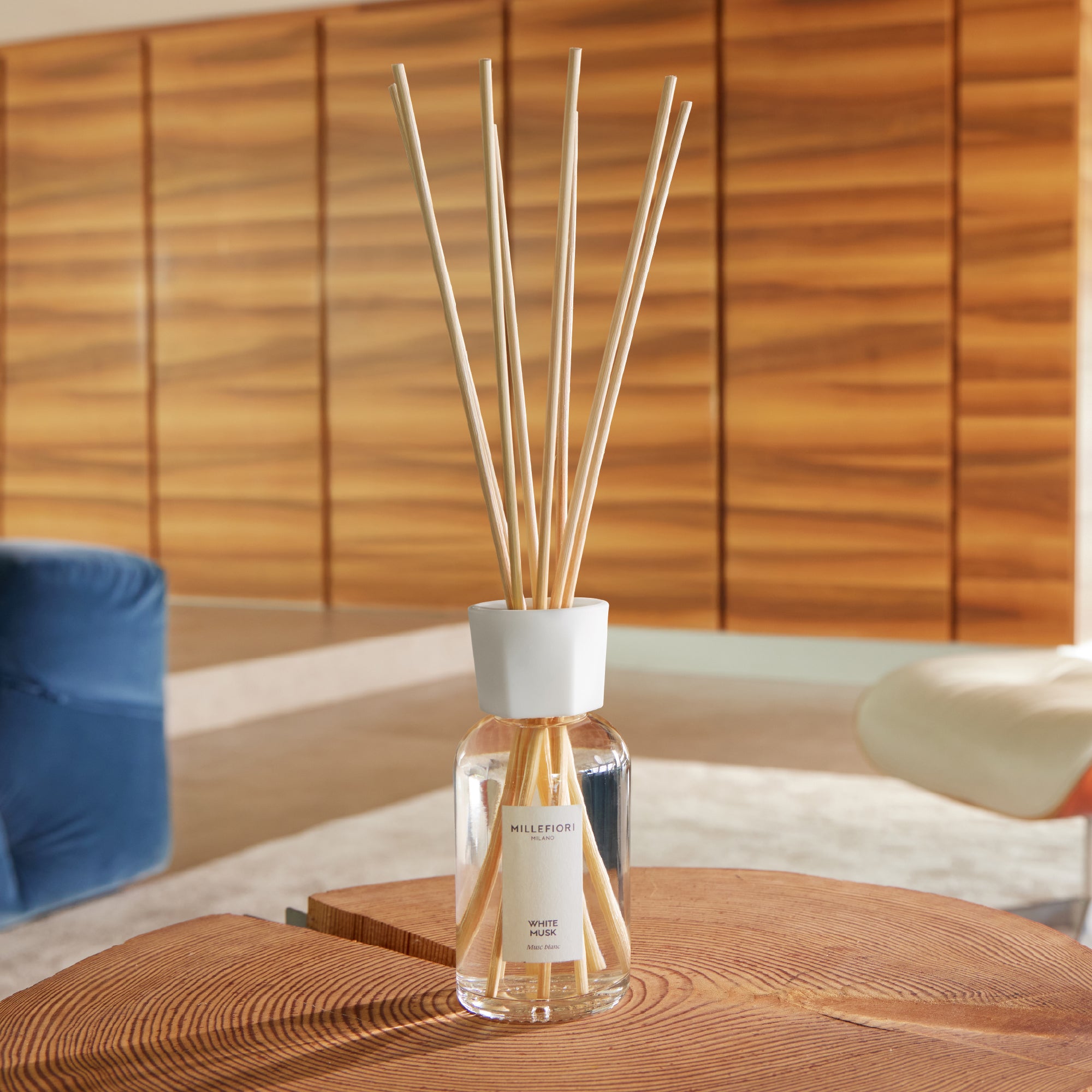 Milano Diffuseur de parfum à bâtonnets Musc Blanc