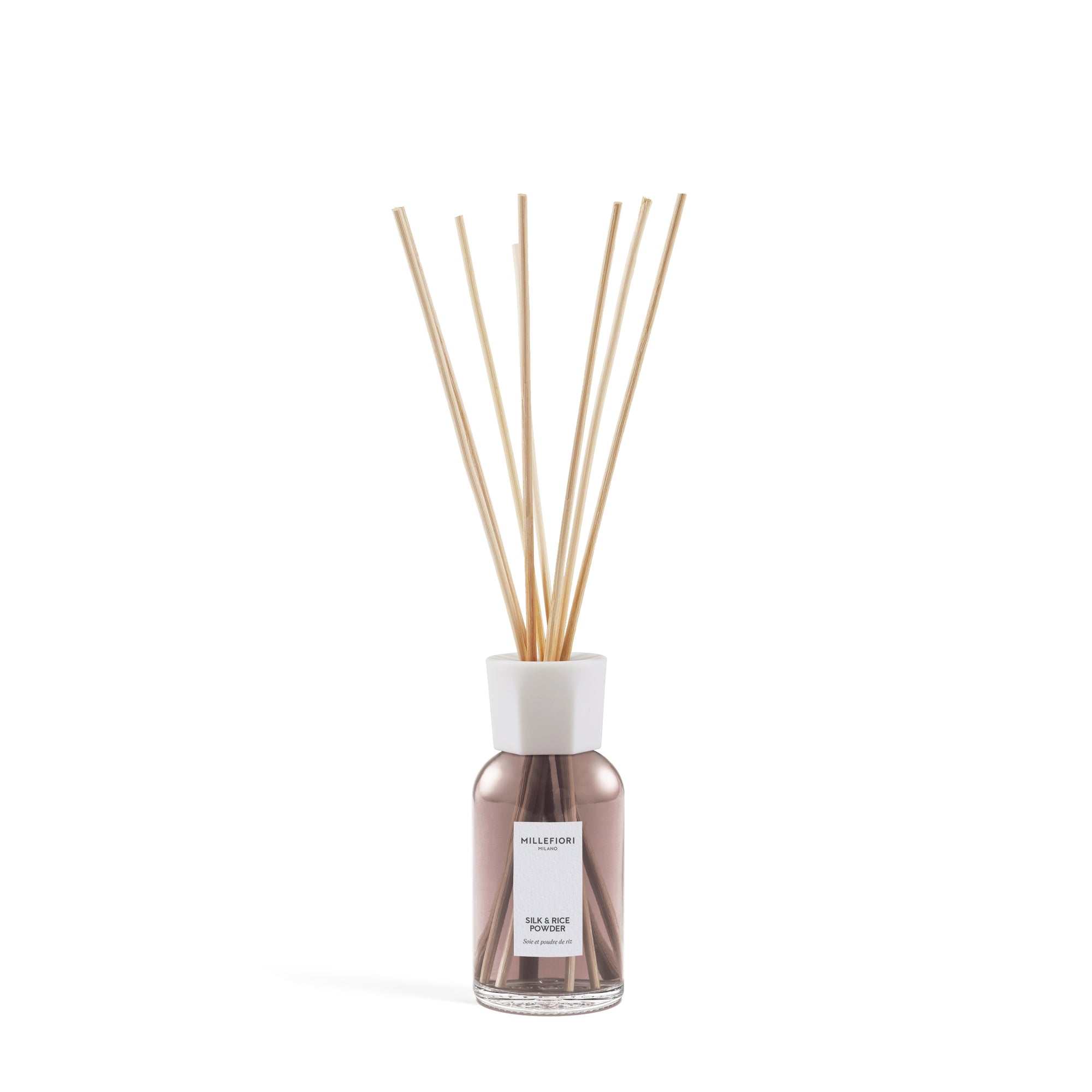 Milano Raumduft mit Stäbchen Silk & Rice Powder