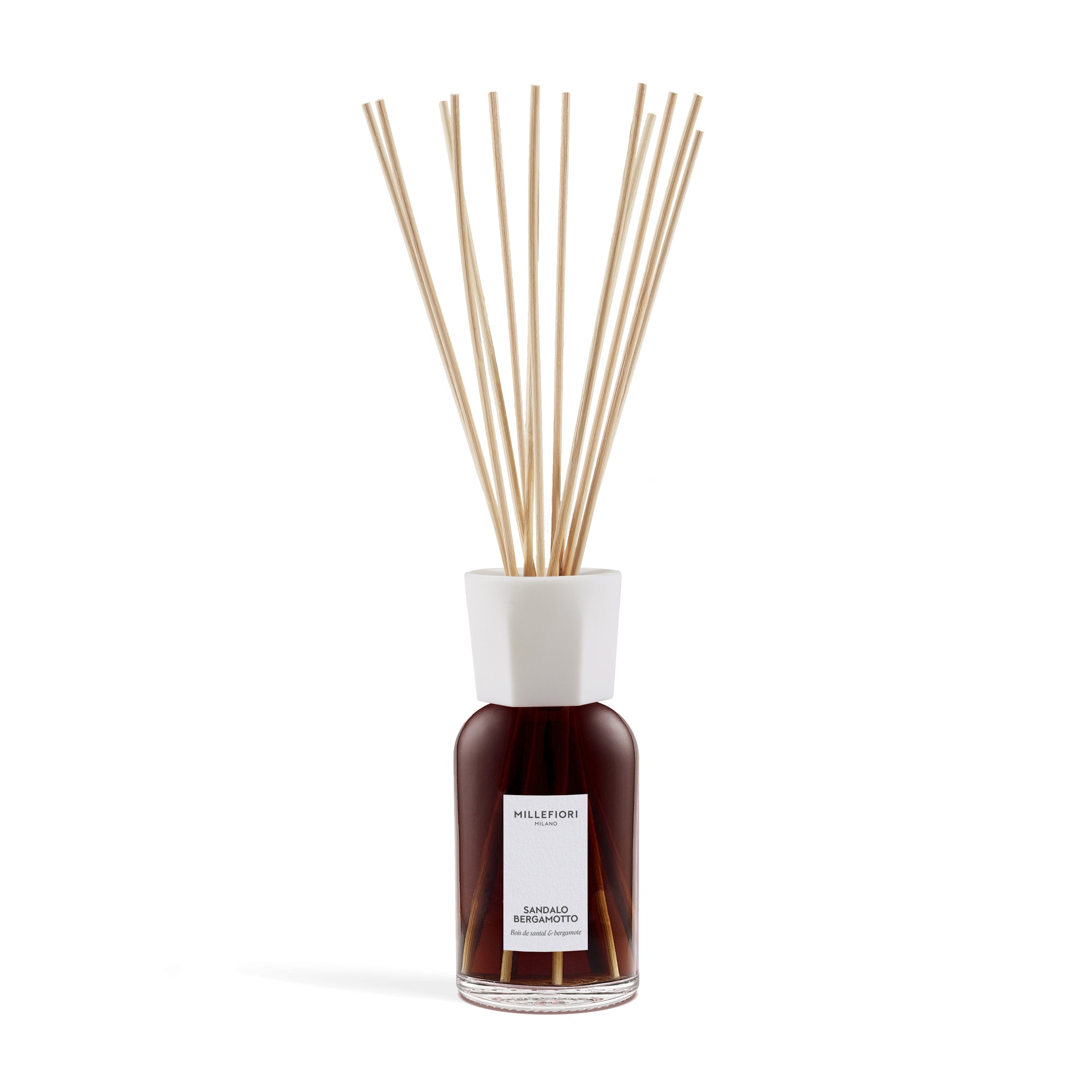 Milano Diffuseur de parfum à bâtonnets Bois de santal & Bergamote