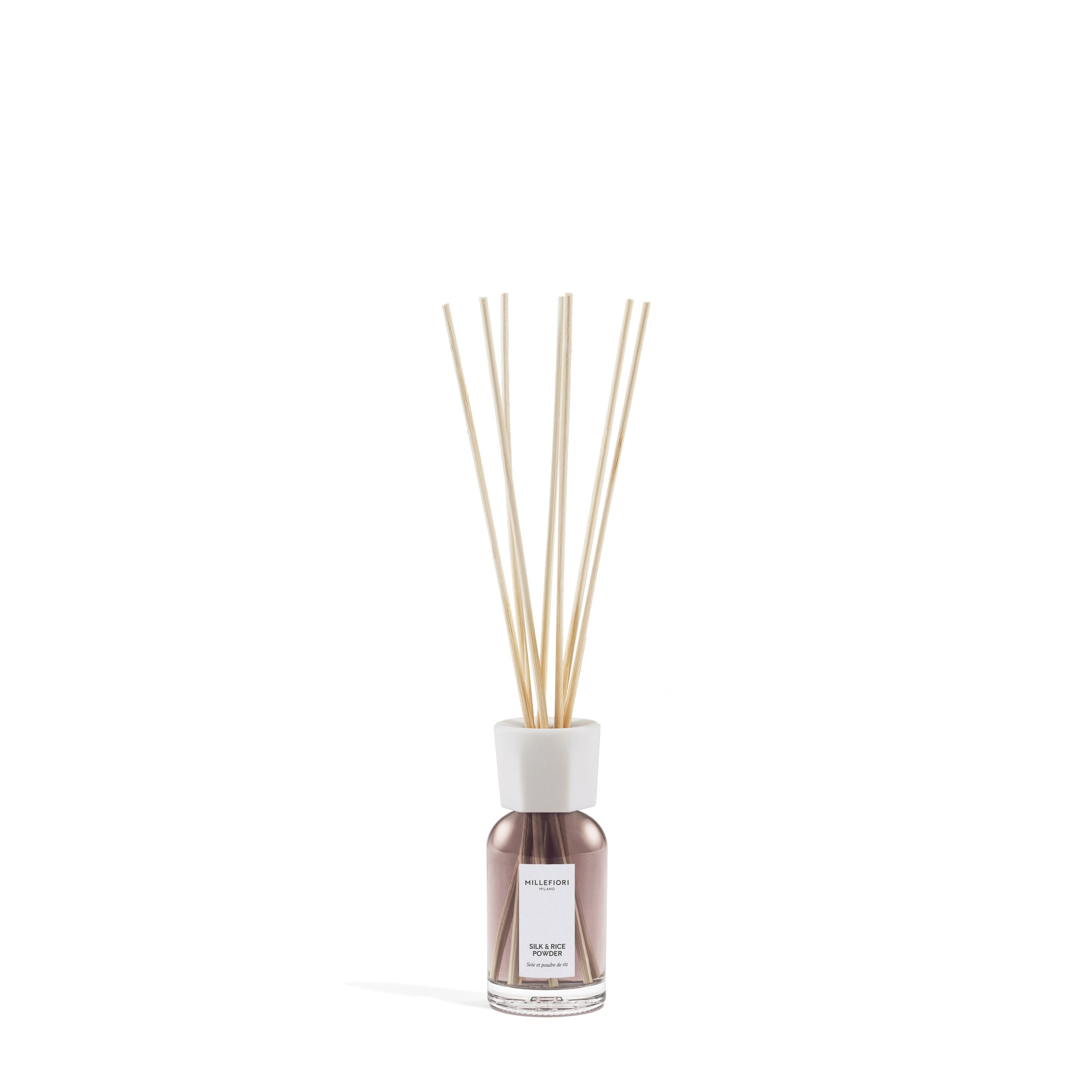 Milano Raumduft mit Stäbchen Silk & Rice Powder