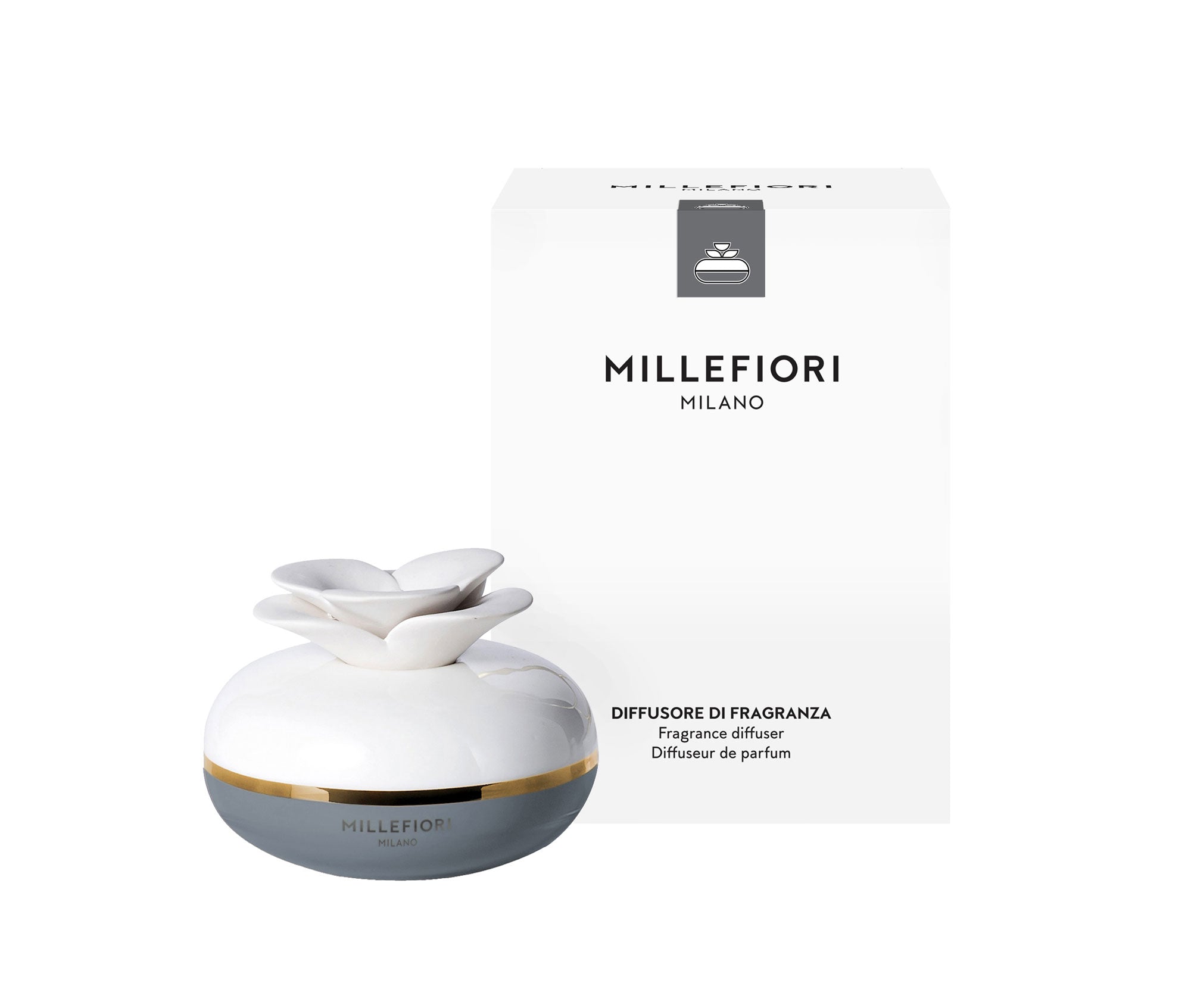 Air Design Diffuseur Fleur Gris