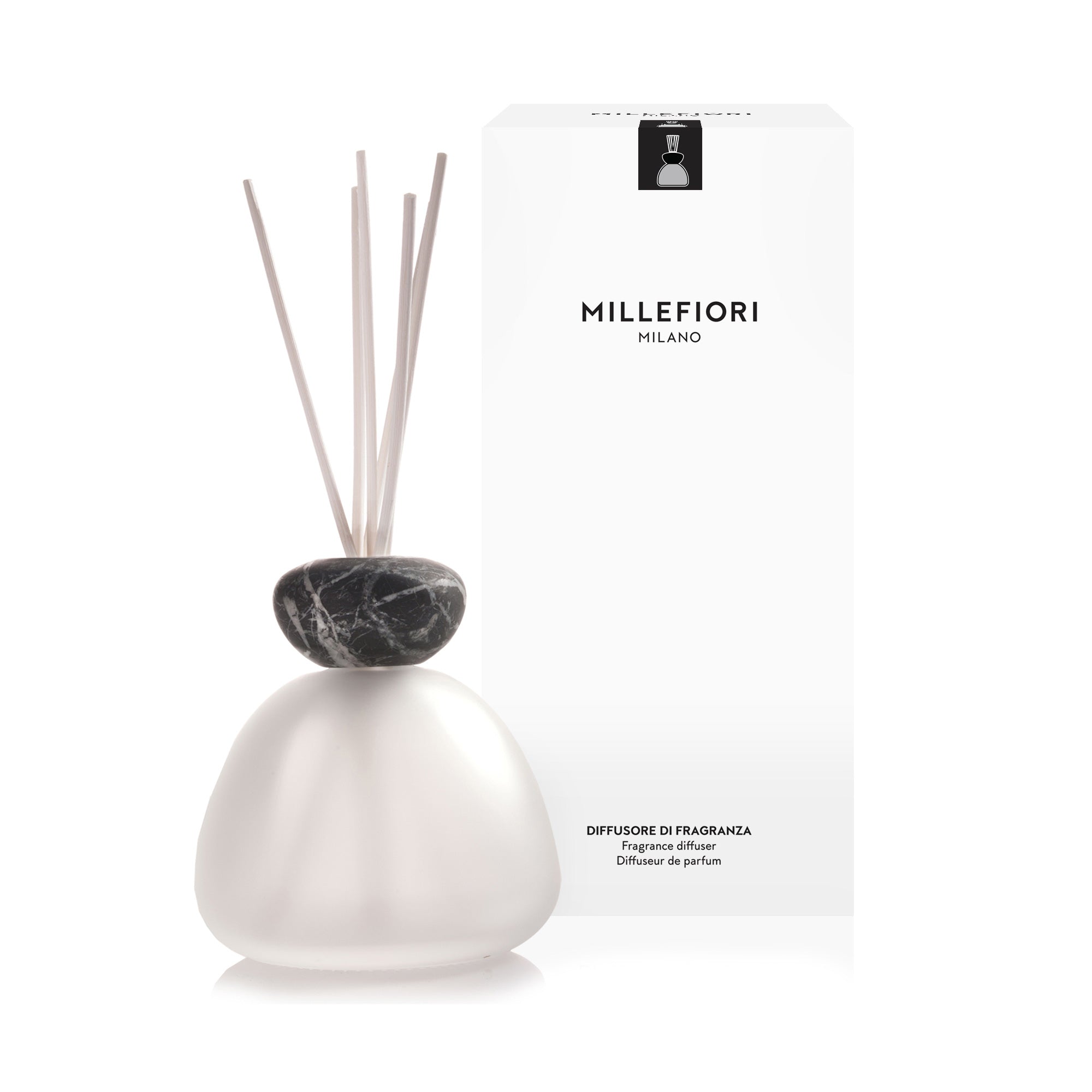 Diffusore Marble Satinato Con Tappo Nero Air Design