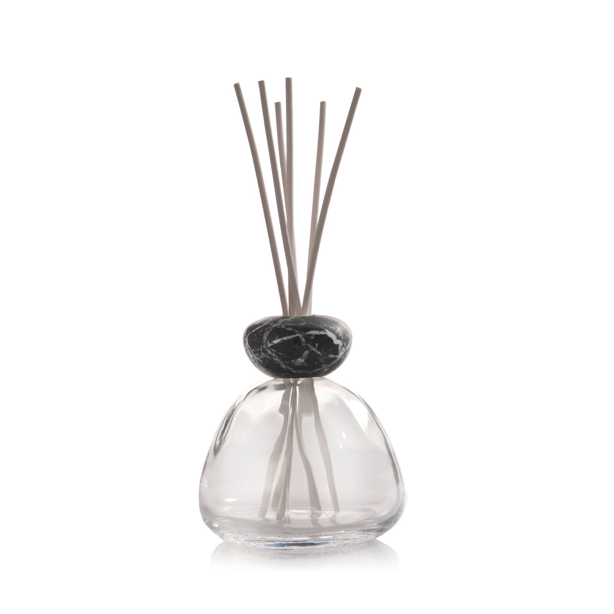 Air Design Diffusor Marble Transparent Mit Schwarzem Deckel