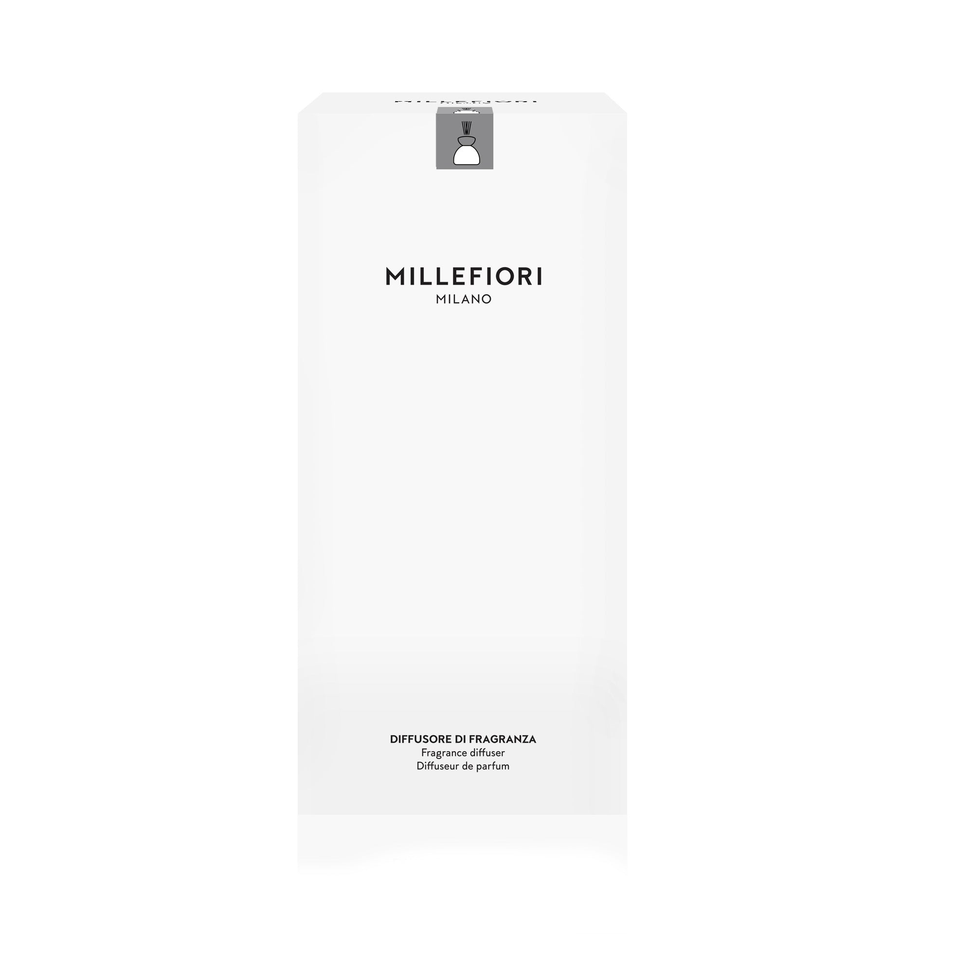 Air Design Diffusor Marble Transparent Mit Grau­em Deckel
